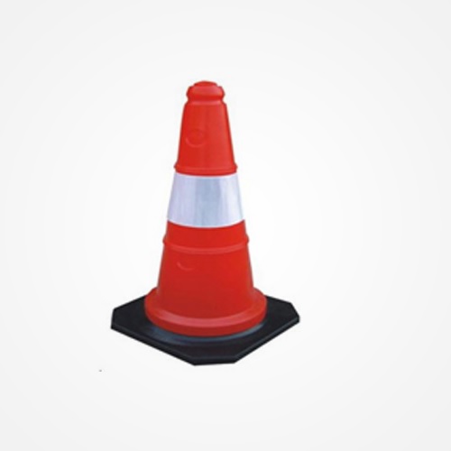 Traffic Cone With Rubber Base